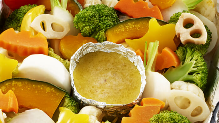 火の通りにくい野菜をやわらかく