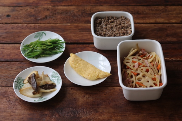 そぼろ弁当おかず